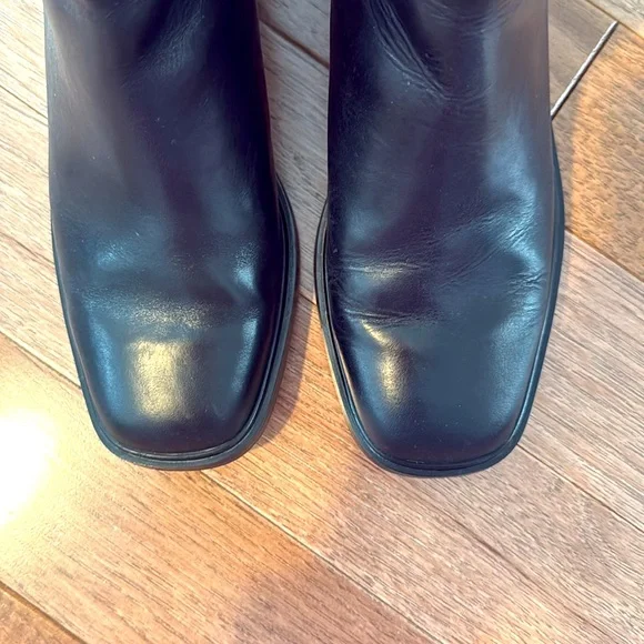 Franco Sarto Gabi Leather Square Toe Boot - Picture 6 of 10